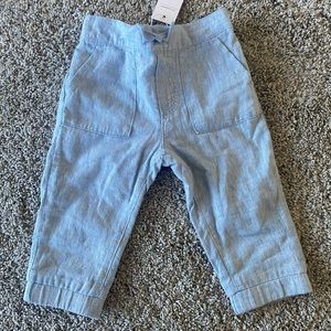 Janie and Jack Linen Pants Size 6-12 months